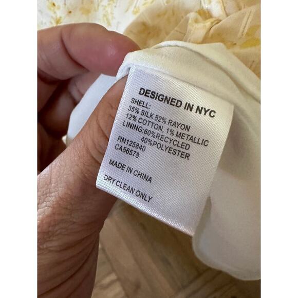 Intermix Floral Blouse Size 14 | Ruffle V-Neck Boho Romantic Top - Picture 6 of 6